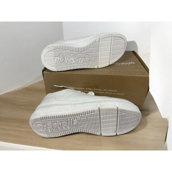 Size 6.5 Dr. Scholl's Savoy White Low Top Casual Lace up sneakers *NO INSERTS** - Picture 2 of 8
